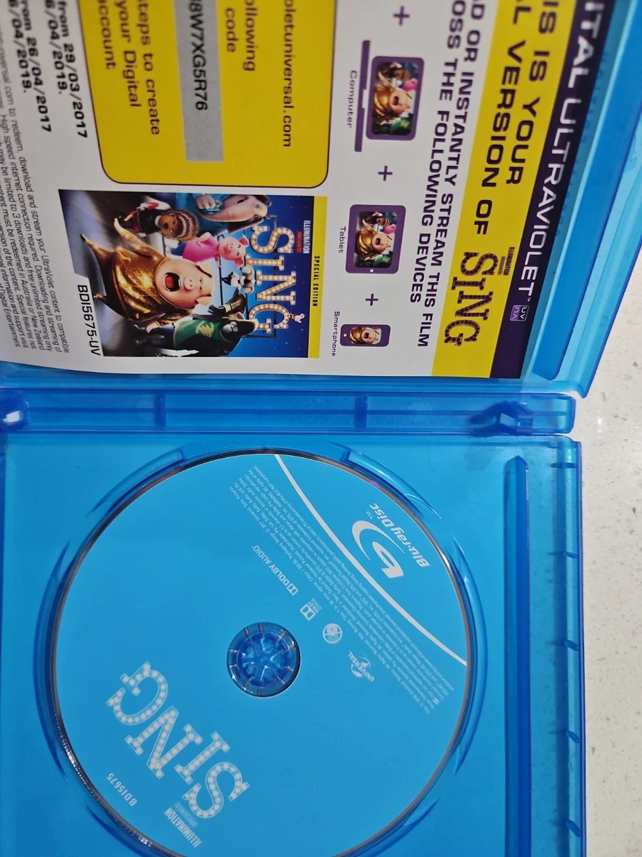 Sing (Special Edition, Blu-ray, 2016)
