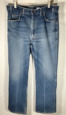 Men’s Levis Jeans 517 Mens 40x32 (39x30) Med Blue Wash Black Tab Made In USA