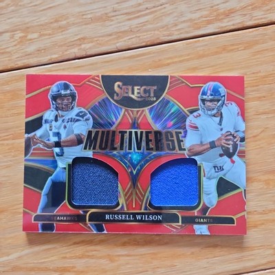 2025 Panini Select #MVJ-RWN Russell Wilson Multiverse Dual Patch