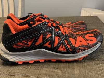 Adidas Performance Men's Vigor Bounce Trail Runner Szie 11.5 Solar Red Black
