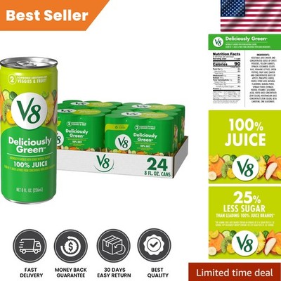 Deliciously Green 100% Fruit & Vegetable Juice 24-Pack, Gluten-Free & No Sugar