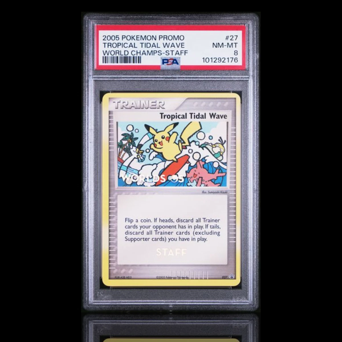 トロピカルタイダルウェーブ \"10 STAFFプロモ Tropical Tidal Wave [Staff] #HGSS18 Prices | Pokemon Promo