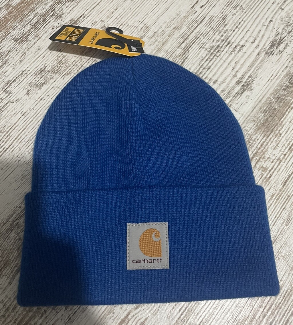 その他 Rain NWT Carhartt Blue One Size Youth Knit Cuffed Stocking Hat | eBay