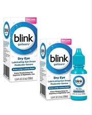 2 Blink Gel Tears Lubricating Eye Drops, Moderate-Severe Dry Eye, 0.34 fl oz