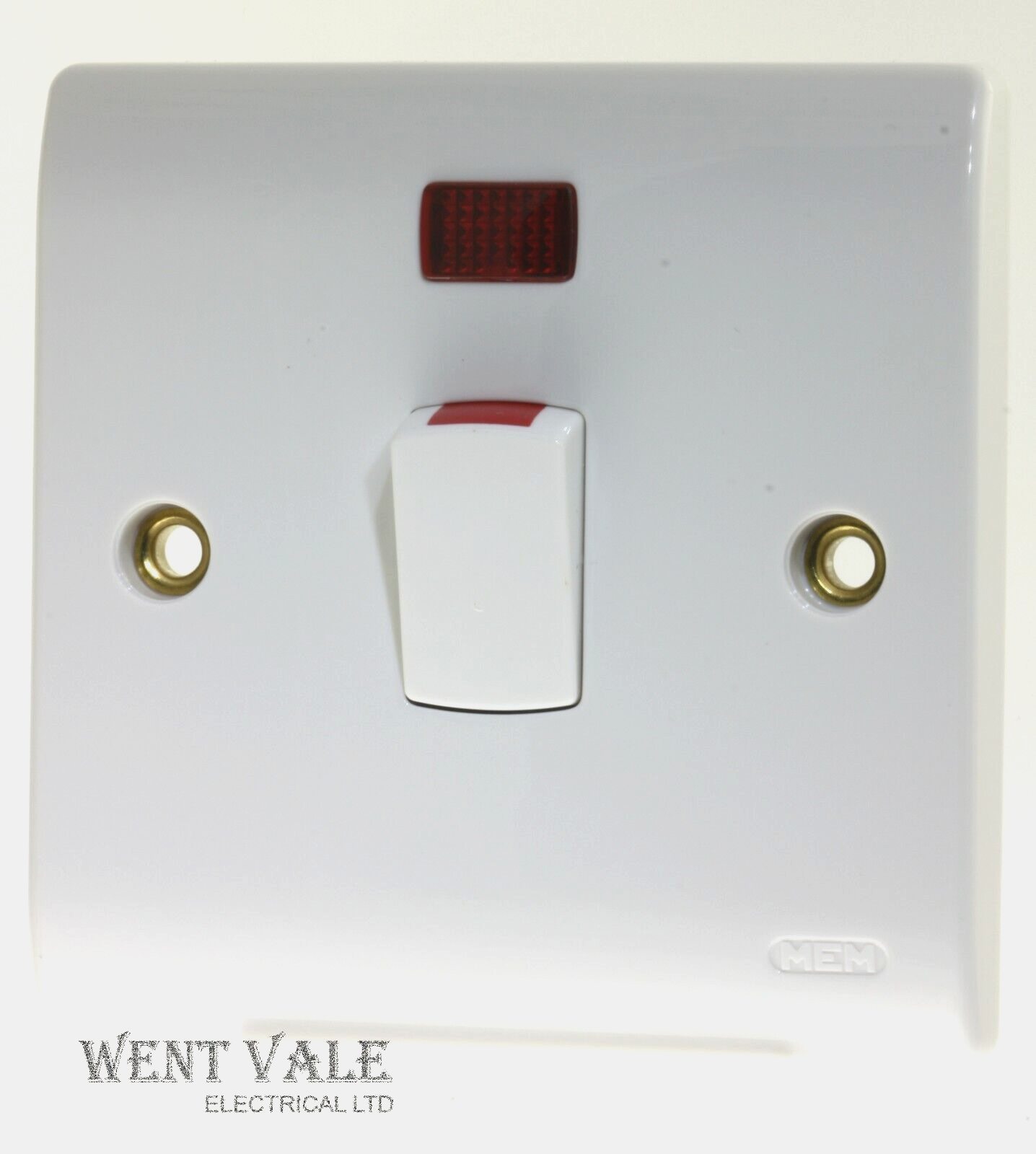 MEM Premera Range - E301N  - 20a Double Pole Control Switch with Neon New