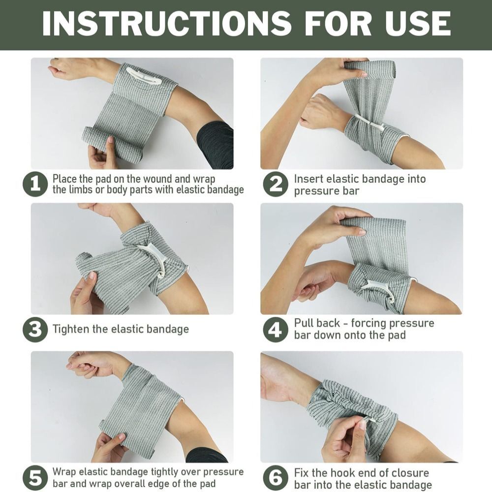 Quick Clotting Gauze Israeli Bandage Quick Clot Pressure Bandage