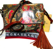 Patricia Nash Vintage Italian Floral Paisley Corfu Crossbody Bag Multi Color NWT