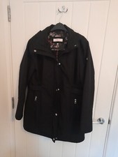 Women`s Eliza J Smart Black Soft Cell Coat Size Xl