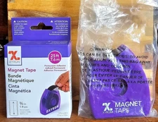 Two XYRON 25 ft. MAGNET TAPE, 3/4", NIP. Acid-free, easy to use