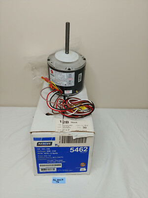 US Motors 5462 Rescue 5.6'' Condenser Fan Motor, 208-230V, 1/3-1/6 HP, 1075 RPM
