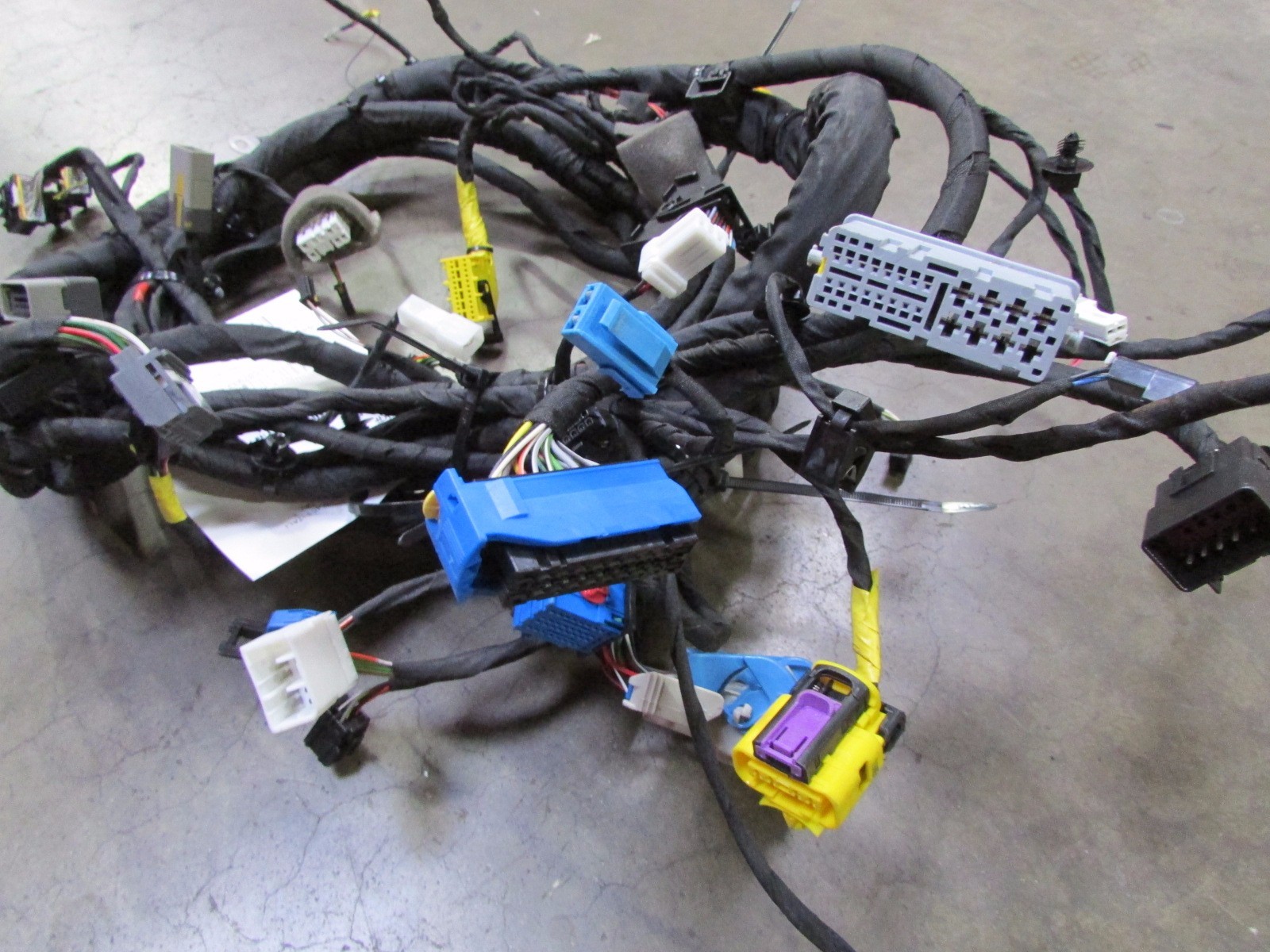 Ferrari 458 Italia, Full Option Dash Wire Harness, Hi-Fi, Used, P/N 261295