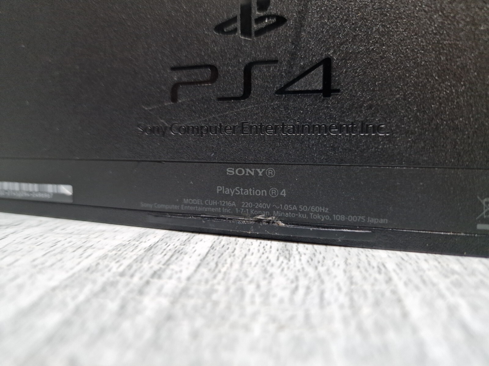 Sony Playstation 4 Original 500GB Console Only Bent Case Tested