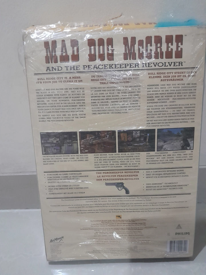 Mad Dog McCree Peacekeeper Revolver Bundle (Philips CD-i, 1994) - Image 2 of 4
