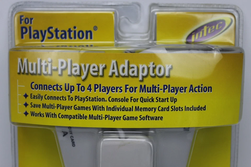 Intec Playstation 1 Multi-Player Adapter (For Playstation, PS1) New Sealed - Image 2 of 3
