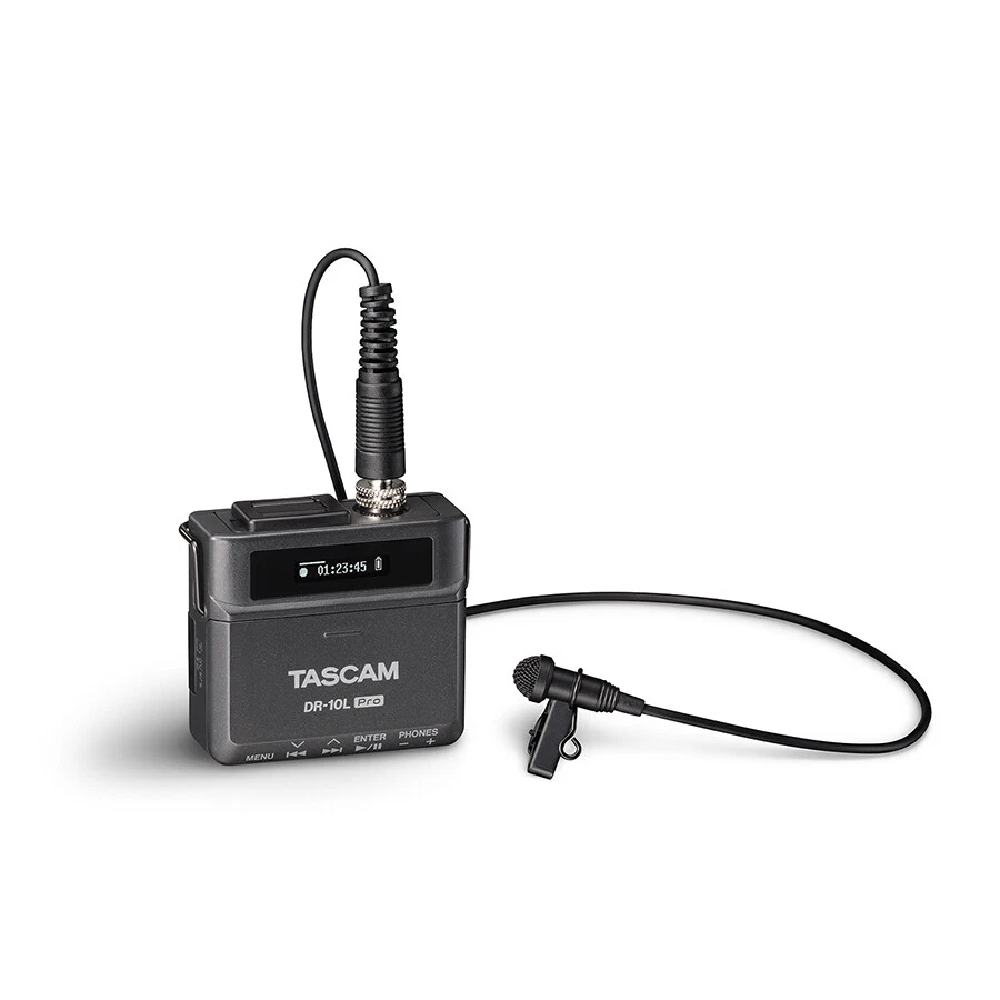 (NEW) TASCAM DR-10L Portable Digital Audio Recorder Black Pin Mike DR10L Japan - Image 2 of 4