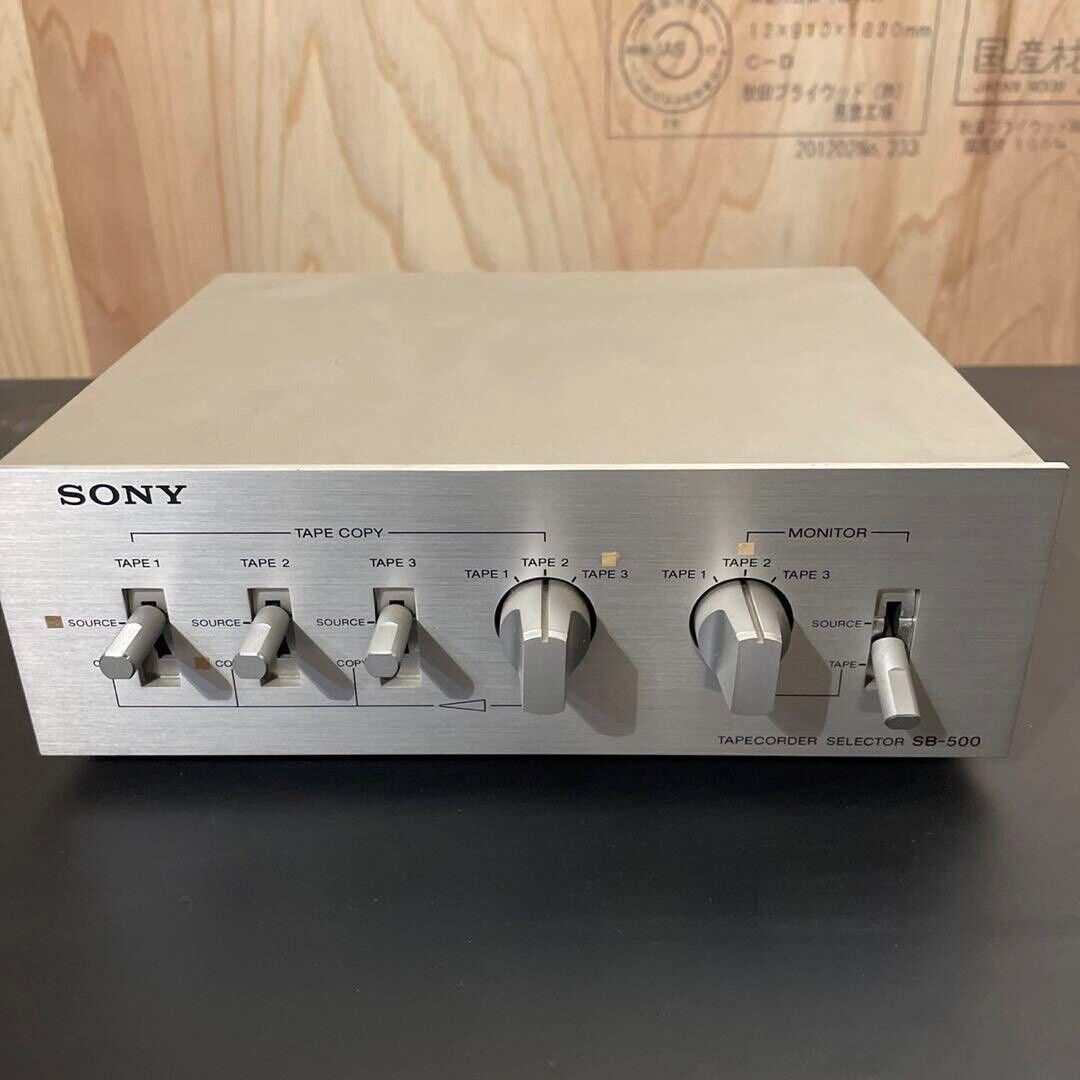 SONY SB-500 Tape Deck Selector Recorder Silver Tested SONY SB-500 Tape Deck Selector Recorder Silver Tested