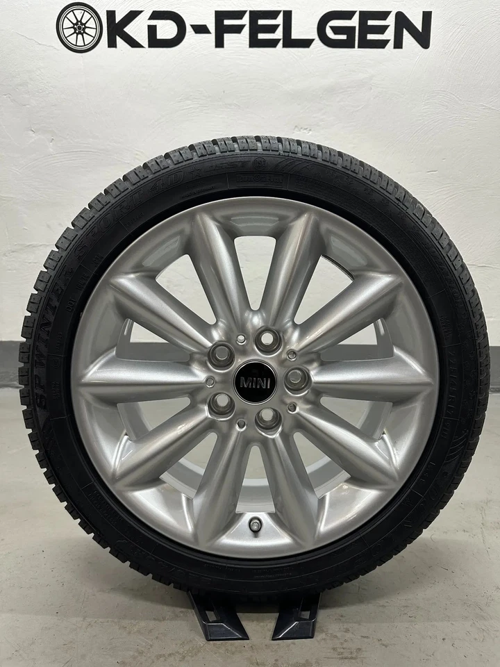 Original Mini Clubman F54 17 Zoll Winterräder Vent Spoke 518 Winterreifen Felgen - Bild 3 von 4
