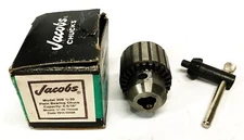 Jacobs 1/4-20 Plain Bearing Chuck and Key 30B-1/4-20 NOS