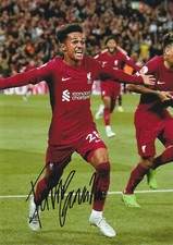 Signed FABIO CARVALHO  Liverpool 12" x 8" photo PROOF/COA Portugal Fulham