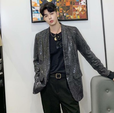 sequined suit