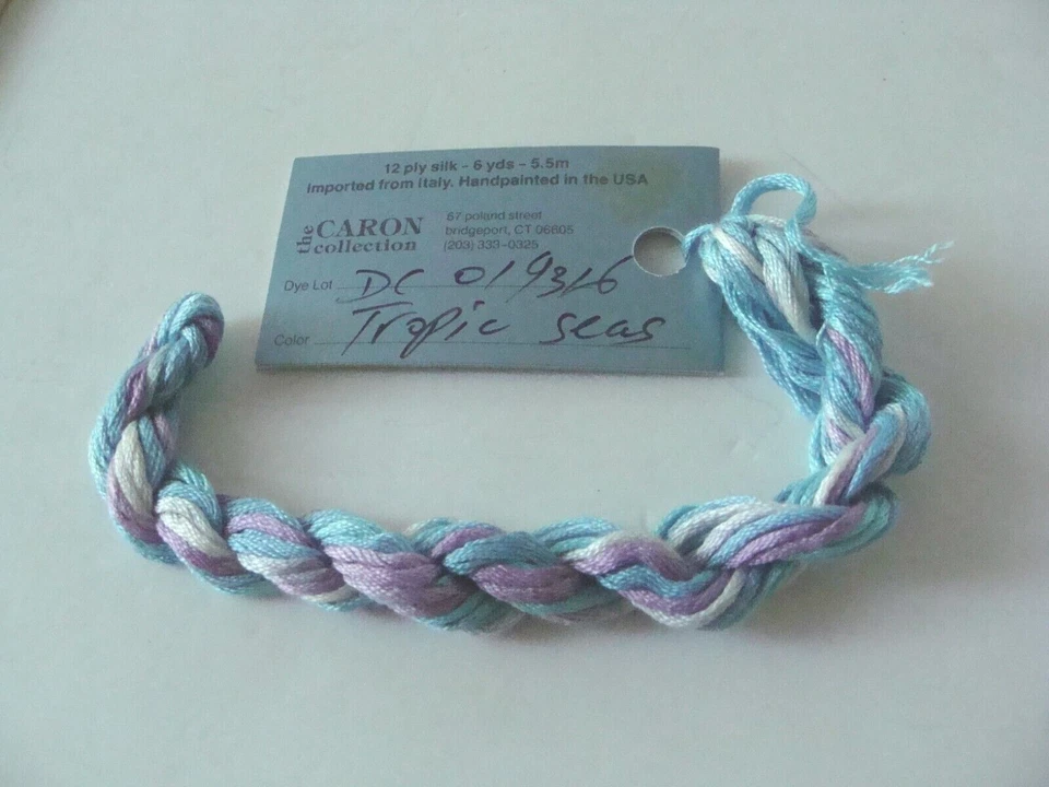 NEW Caron Waterlilies 12ply Hand Dyed Cotton Embroidery Floss 6yds -U PICK COLOR - Image 3 of 4