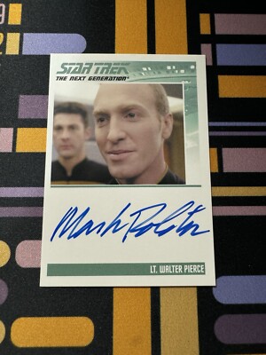 Star Trek Next Generation Heroes & Villains autograph card Mark Rolston