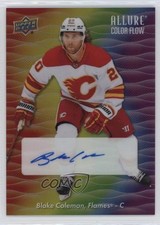 2023 Upper Deck Allure Color Flow Full Rainbow Blake Coleman #CFA-BC Auto 12ns