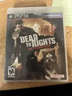 Dead to Rights: Retribution Sony PlayStation 3 PS3 CIB W/Manual UNTESTED