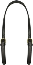 2 PCS Leather Handles Shoulder Straps with Adjustable Buckle Purse Strap Bag
