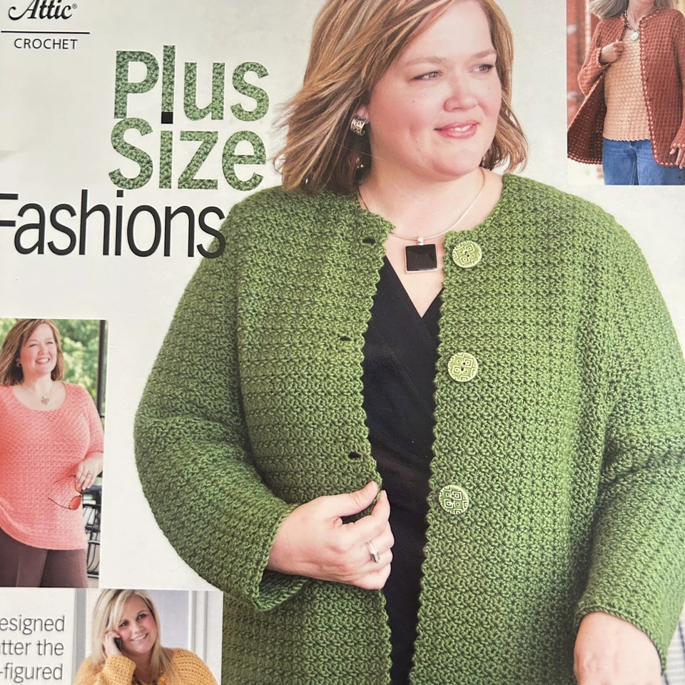 Annies Attic Crochet Pattern Leaflet 871069 Plus Size Fashion 1X - 6X Sizes - Image 2 of 4