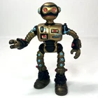 Fugitoid Robot Vintage 1990 Mirage Studios Teenage Mutant Ninja Turtles Gold Toy