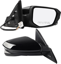Passenger Side Door Mirror Assembly with Camera Compatible with Honda Civic 2016