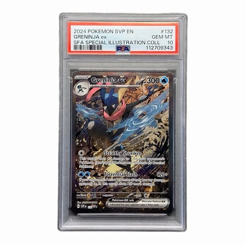 2024 POKEMON SVP EN-SV BLACK STAR PROMO #132 GRENINJA EX PSA 10