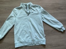Tommy Bahama Boys Quarter-Zip Pullover Sweater Light Blue Size Large 10/12 