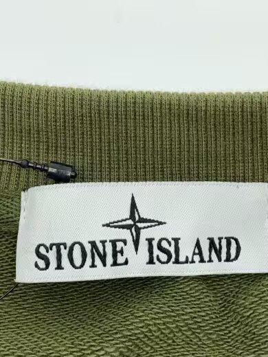 STONE ISLAND/Logo Print Sweatshirt/M/Cotton/Green// thumbnail 3