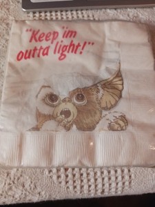 Vintage Gremlins Hallmark Napkins New Old Stock 1984 Gizmo SEALED