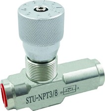 Hydraulic Flow Control Needle Valve 3/8 Inch Throttle Check Valve NPT 5800PSI