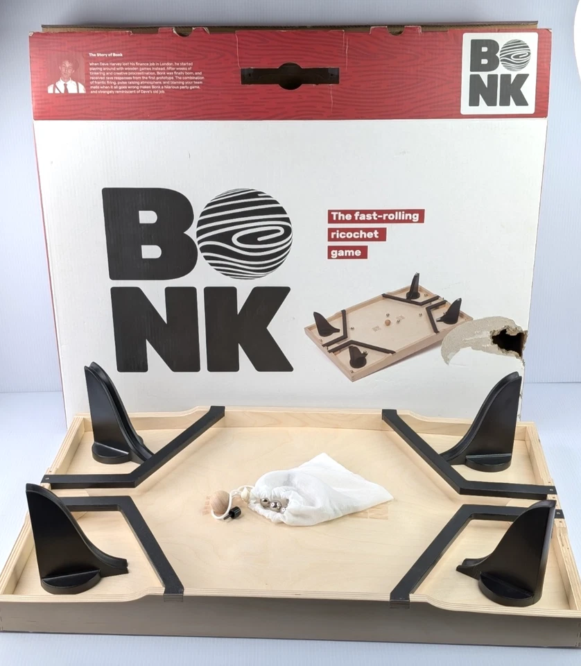 Juego de Mesa Bonk Juego Ricochet de Rodadura Rápida Con Caja Usado 100% COMPLETO Foto 2 de 4