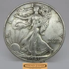 1941-D Walking Liberty Half Dollar, 90% Silver - #C59201NQ