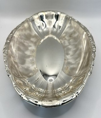 Vintage Ikora WMF Silverplate Germany Post-1940 Elegant Oval Art Deco Design 