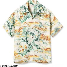 SUN SURF Lot No. SS39422 RAYON HAWAIIAN SHIRT SCENERY OF JAPAN  XL