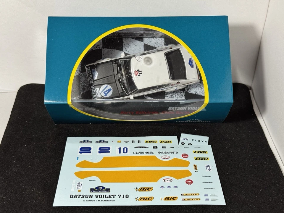 DATSUN VIOLET 710 #10 A.SIROCO-M.MAKRINOS ACROPOLIS RALLY 1977 Altaya Tk 1:43 - Immagine 2 di 4