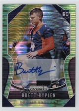 2019 Panini Prizm Rookies Neon Green Pulsar Brett Rypien #374 Auto i6j