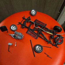 1/25 Model Parts 60 Chevy Truck Chassis Painted And Detailed Engine