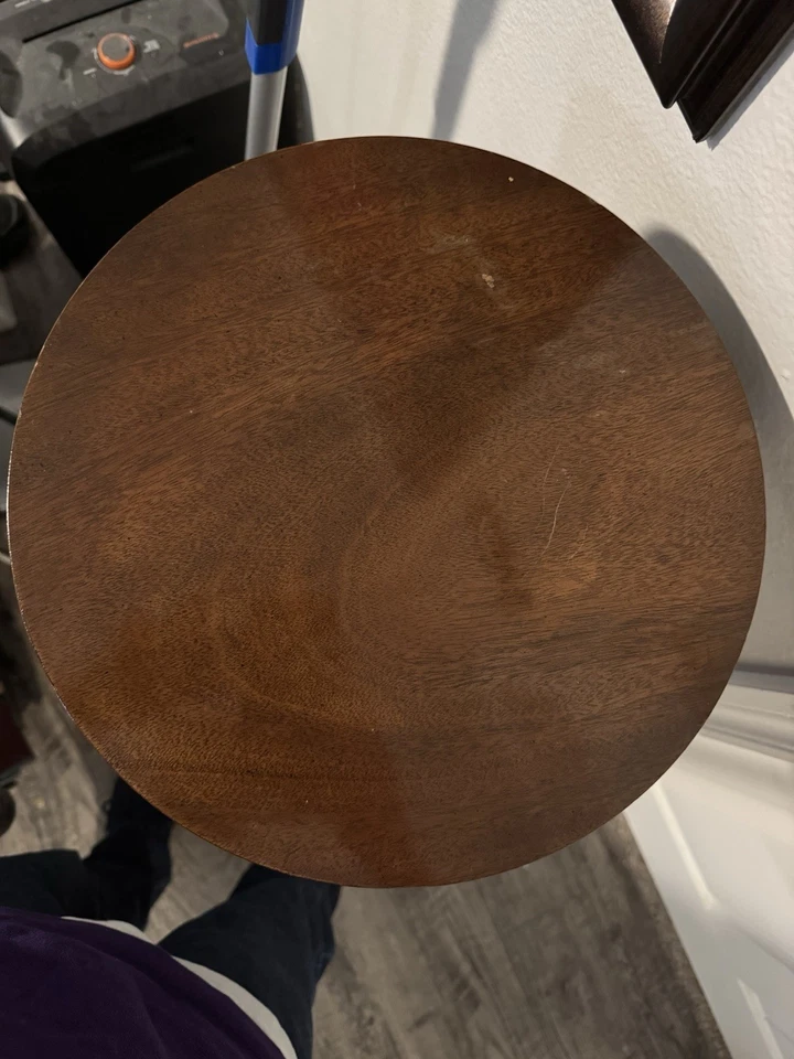 Antique Baker Furniture Mahogany Plant Stand – Regency Style with Brass Gallery - Image 2 of 4