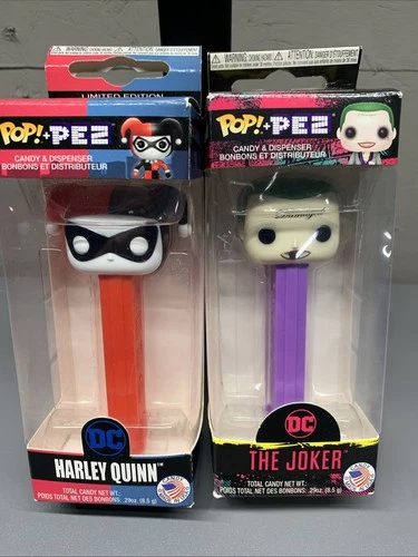 Funko Pop! Pez: DC Comics - Harley Quinn and Joker NEW