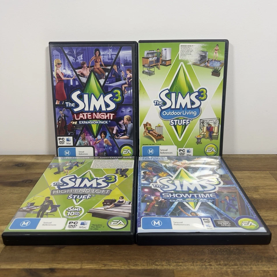 The Sims 3 PC Bundle - Original Expansion/Stuff Packs Serial Numbers & Booklets - Bild 2 von 4