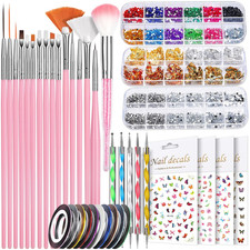 Teenitor Nail Art Brushes Set, Nail Art Tools, Nail Art Kit, Nail Art Supplies,