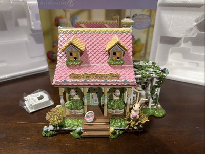 Department 56 Snow Village Easter Egg Painting Studio 56.55385 Spring Decor Box
