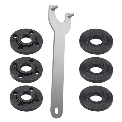 3-Pack Angle Grinder Flange Nut & Wrench Set   for 4.5 , 5 , 7  5/8 -11...